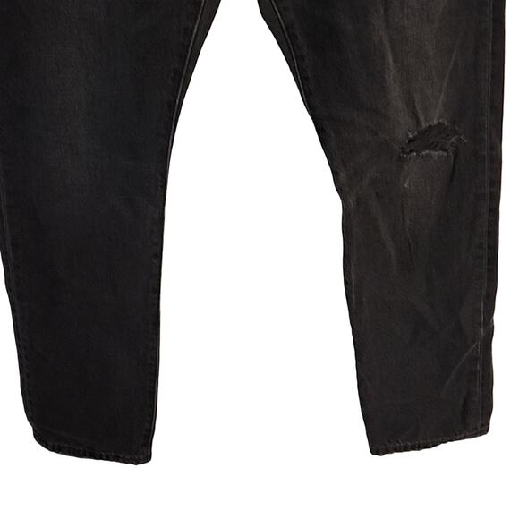 Levi's 501 Skinny Distressed Black Jeans, 31/28, NWT - Picture 4 of 11